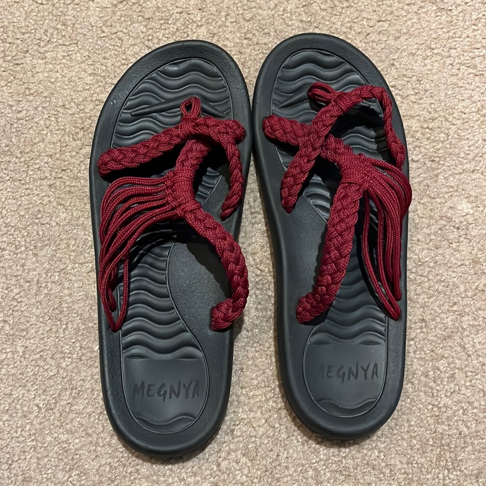 Megnya braided sandals